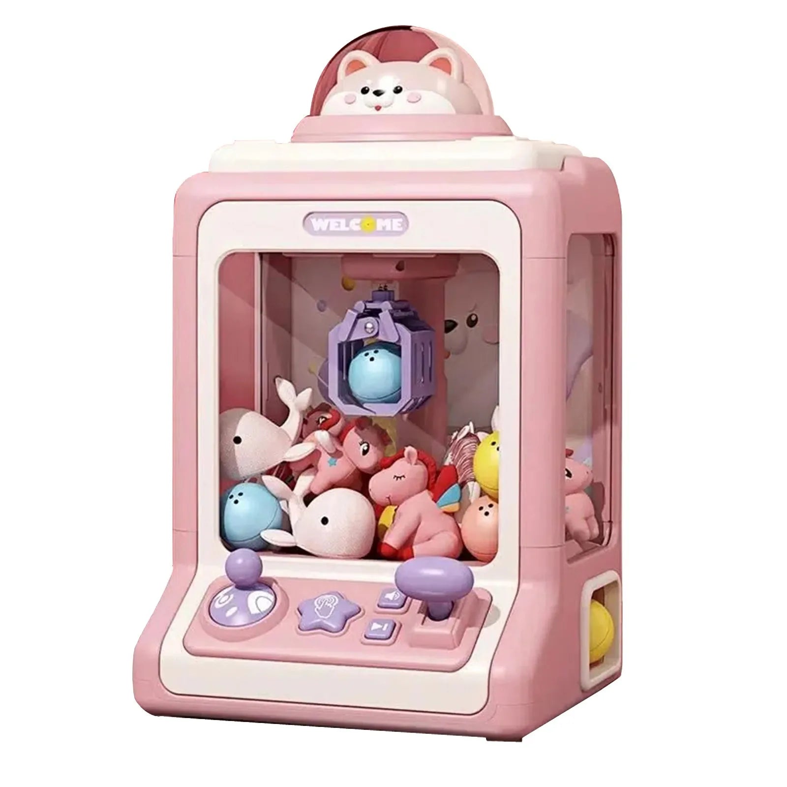 Grab & Fun - Interactive Light & Sound Claw Machine
