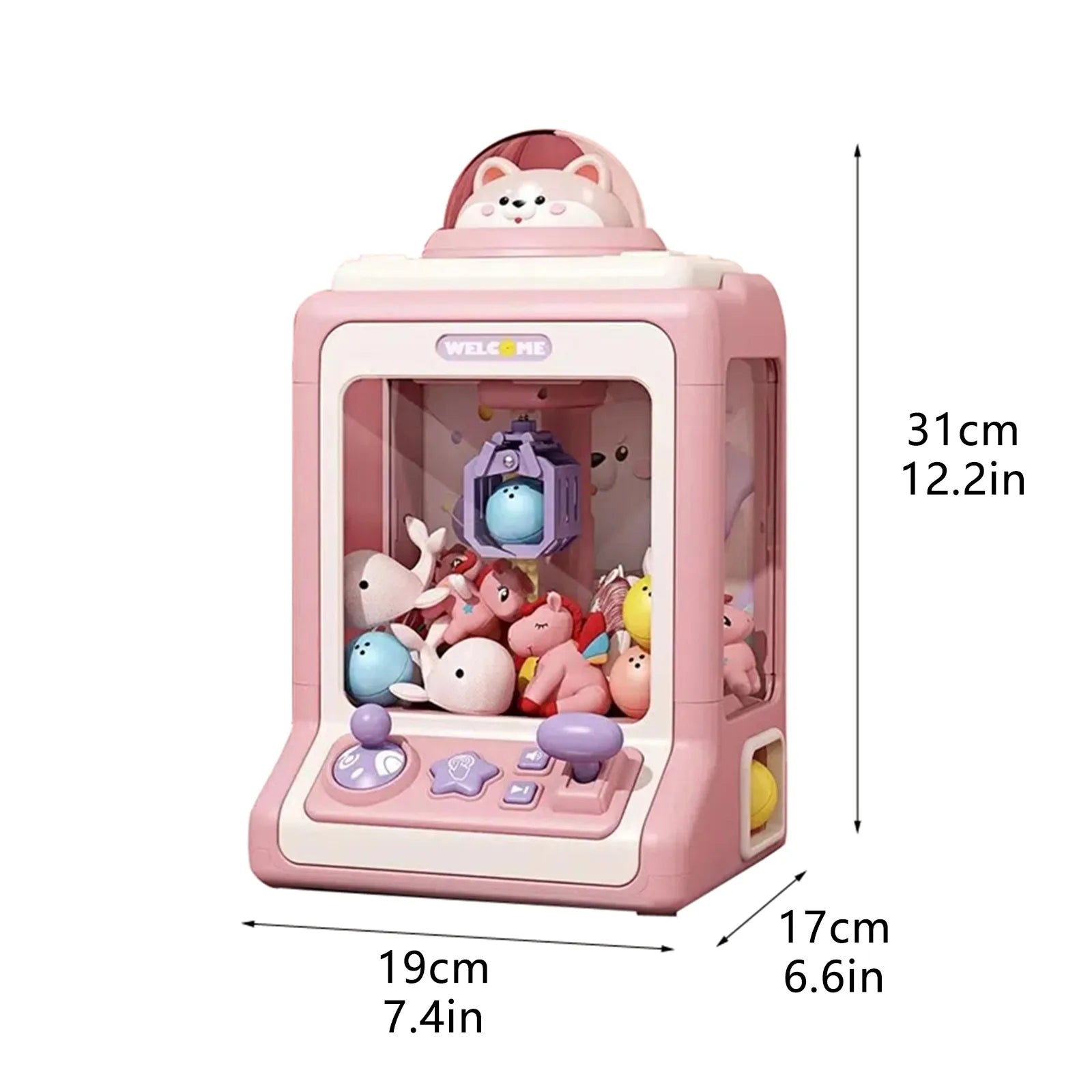 Grab & Fun - Interactive Light & Sound Claw Machine