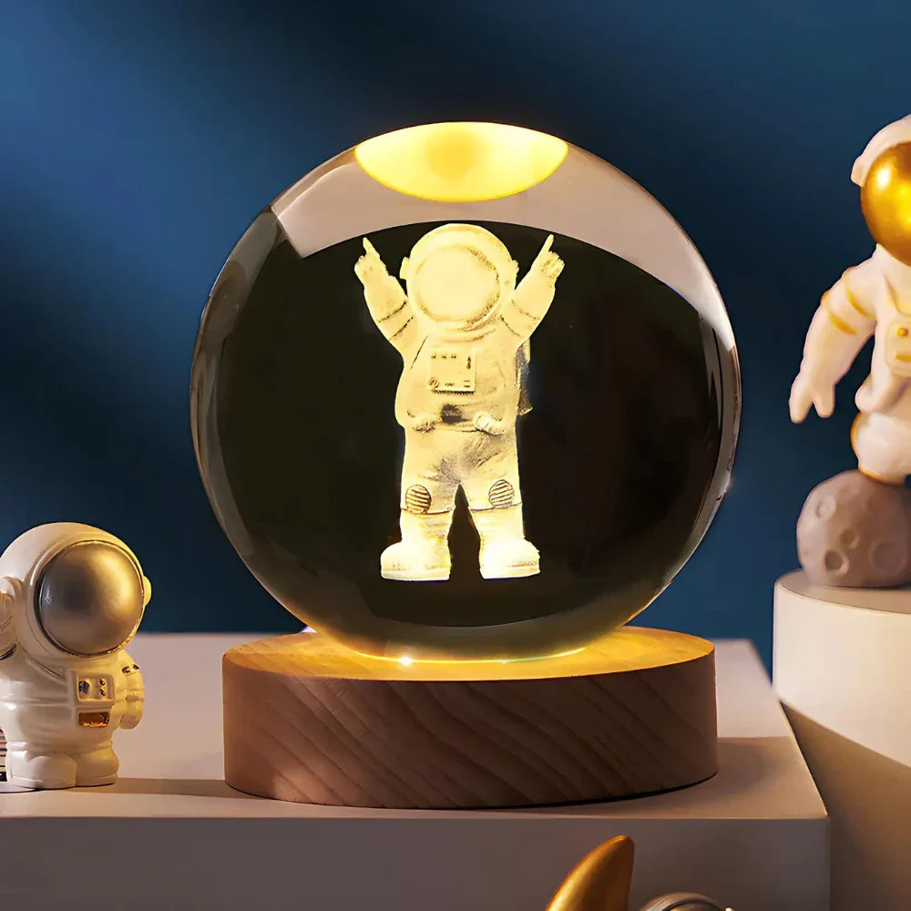 CelestiaSphere | Enchanting 3D Engraved Crystal Decorative Lamp 6