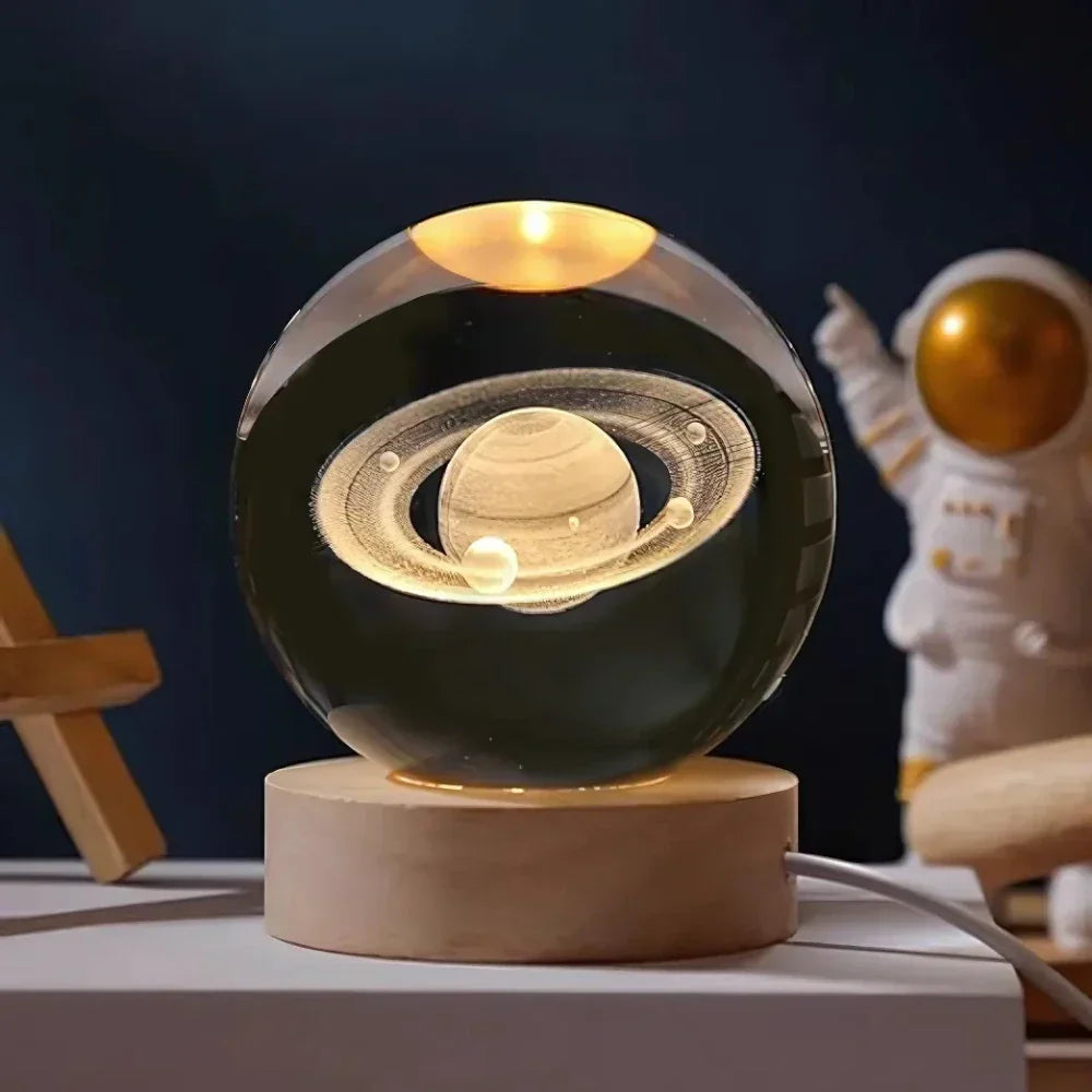 CelestiaSphere | Enchanting 3D Engraved Crystal Decorative Lamp 7