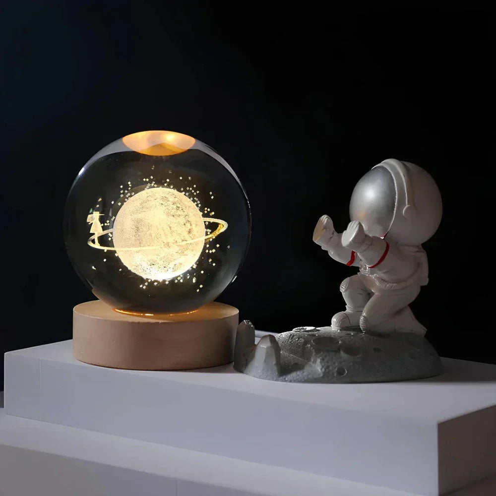 CelestiaSphere | Enchanting 3D Engraved Crystal Decorative Lamp 9