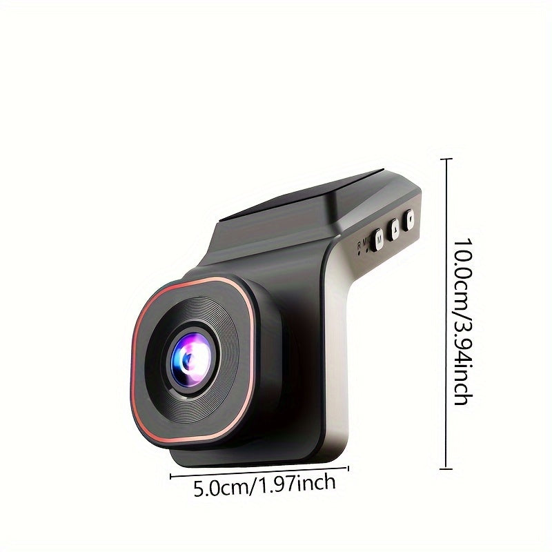Compact Full HD Dash Cam with Night Vision & Loop Recording | Discreet Design for Reliable Safety 3