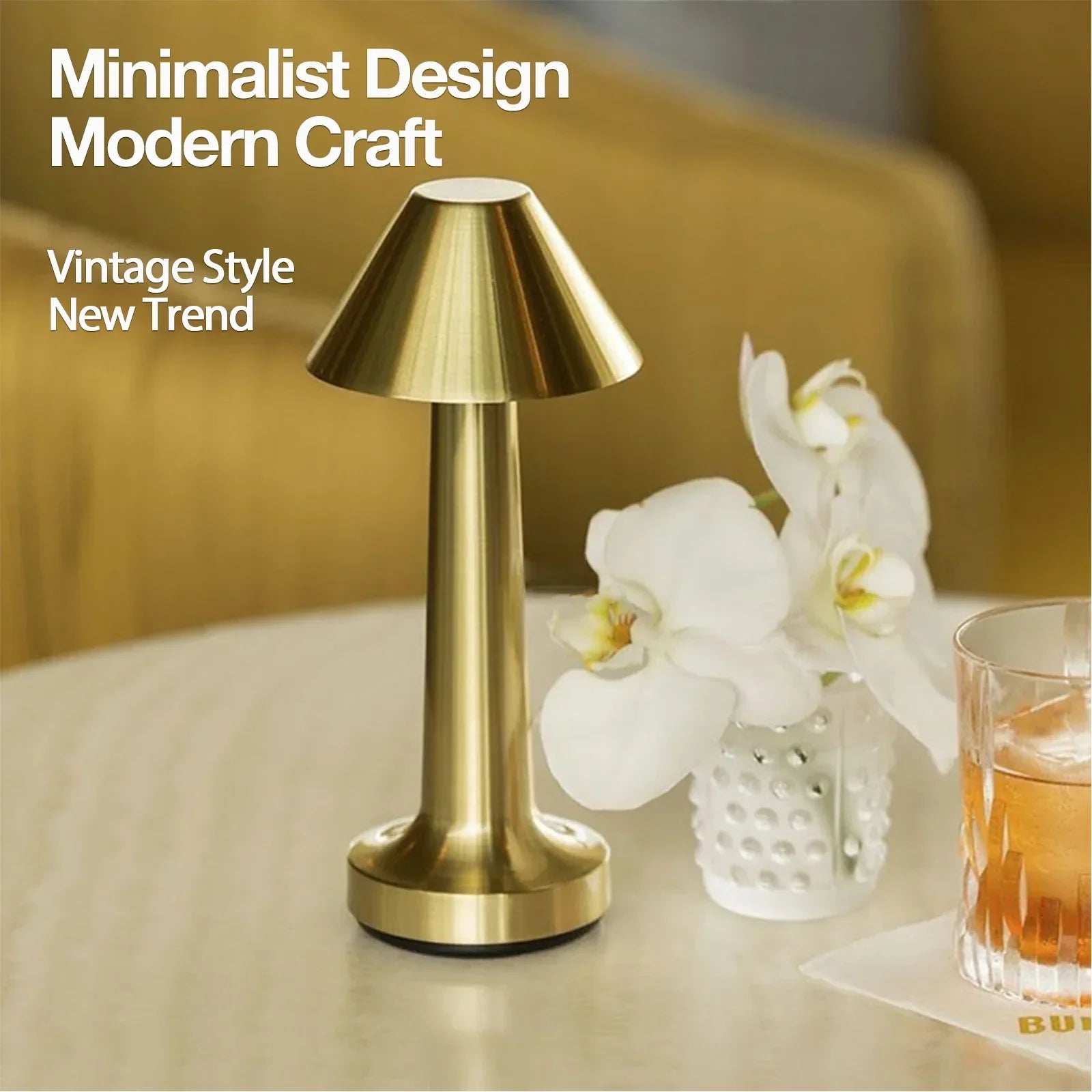 Minima Desk Lamp - Wireless Touch-Control LED Lamp