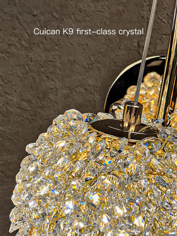 Crystal Wall Lamp - Elegant Sconce for Bright Rooms