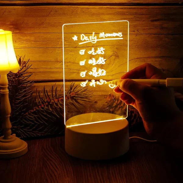 GlowPad Illuminated Note Board for Creatives