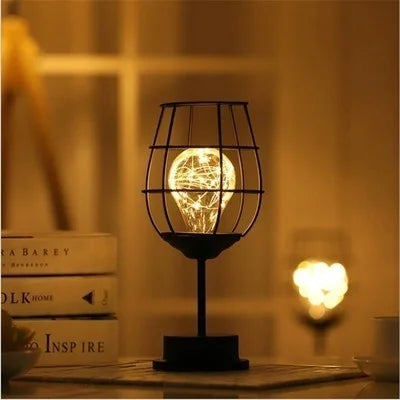 Retro Hollow Minimalist Table Lamp