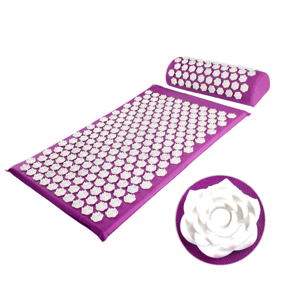 RelaxPress Acupressure Mat and Pillow Set