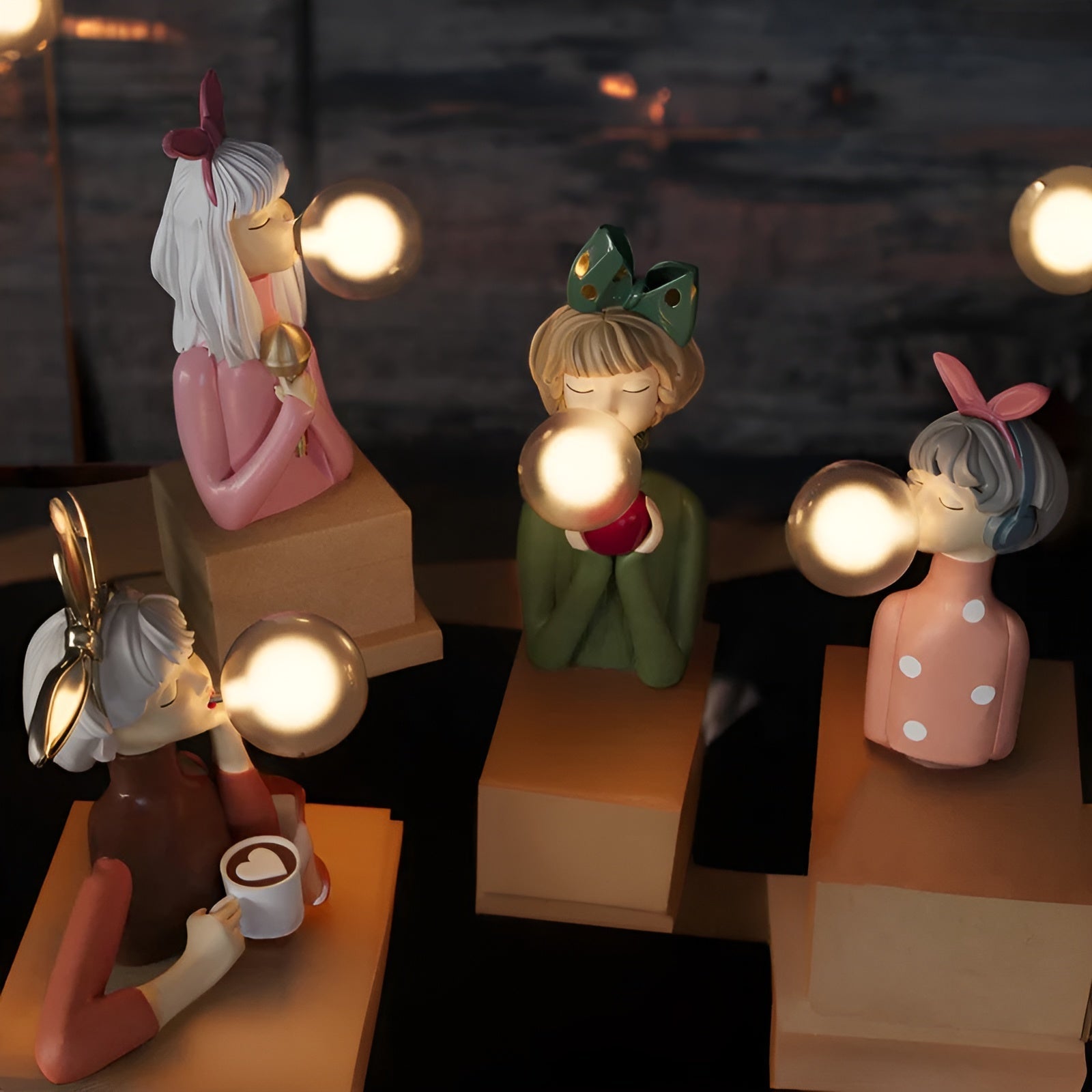 Bubble Glow Table Lamp - Elegant LED Mood Light