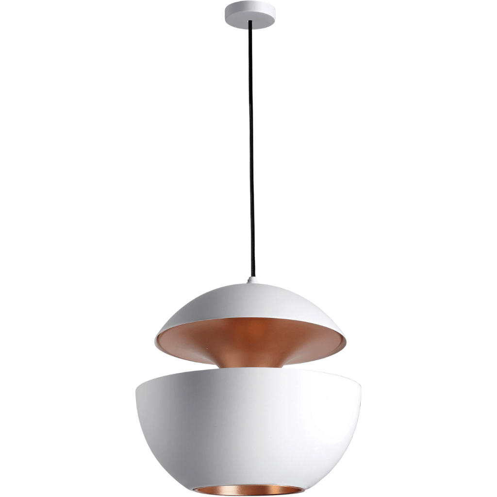 GoldGlow Pendant - Gold-Lined Dining Ceiling Lamp