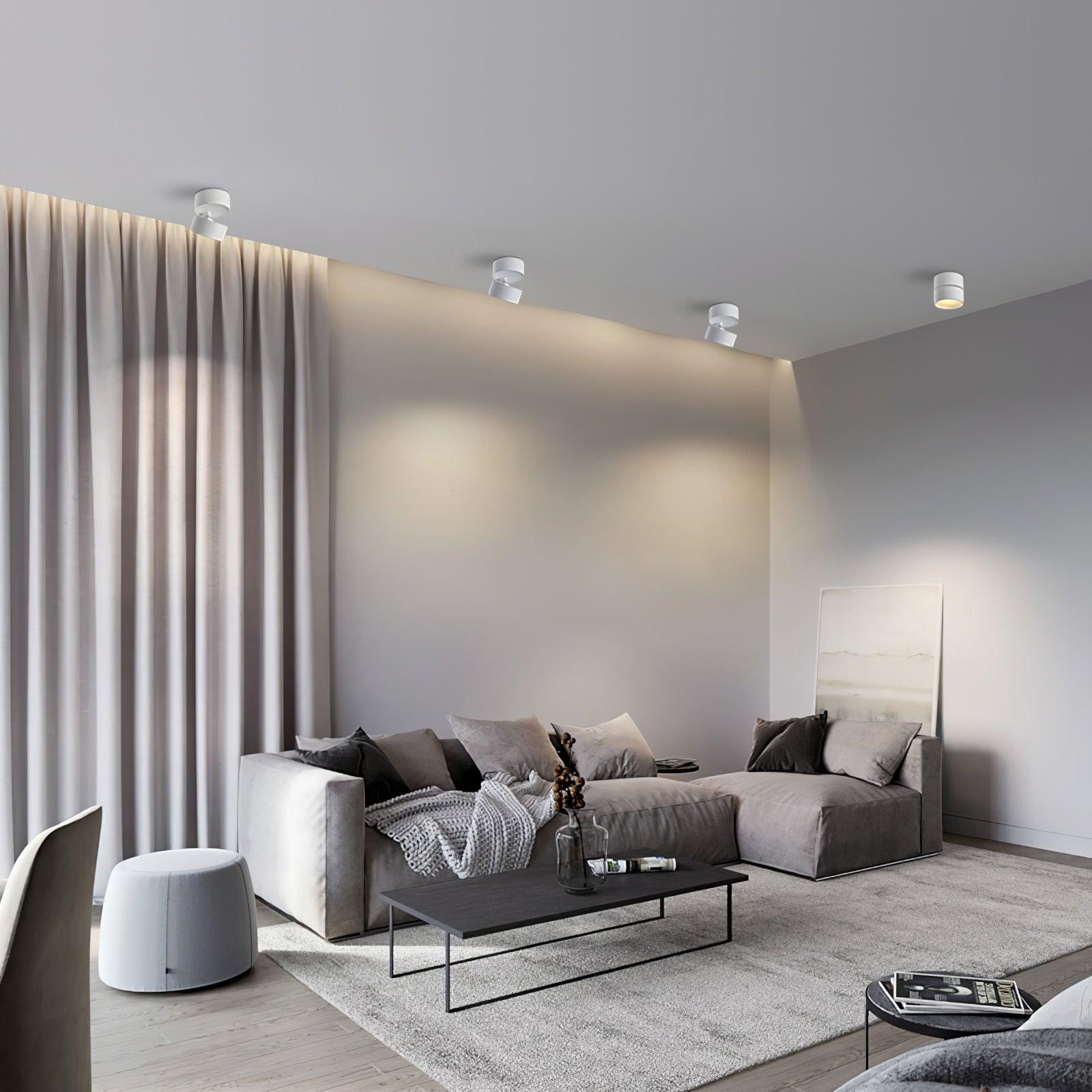 Designer Ceiling Light | Adjustable Aluminum Fixture with Warm White LED | Modern Illumination for Elegant Ambiance 5