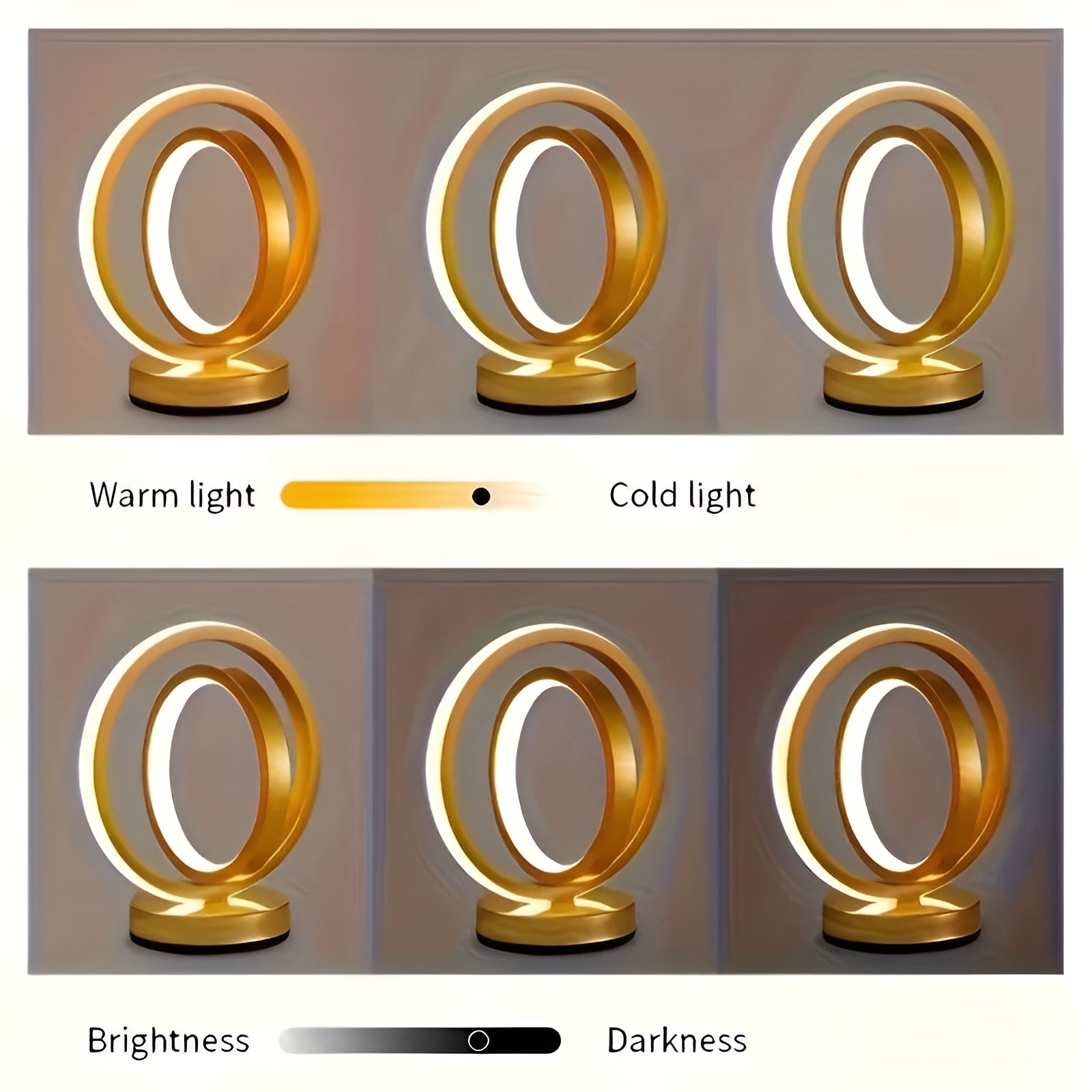 Dimmable Metal Desk Lamp - Modern USB Table Light