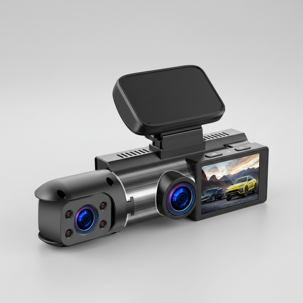 Dual Lens Dashcam | Full HD Recording with Motion Detection | Essential Safety for Every Drive 4