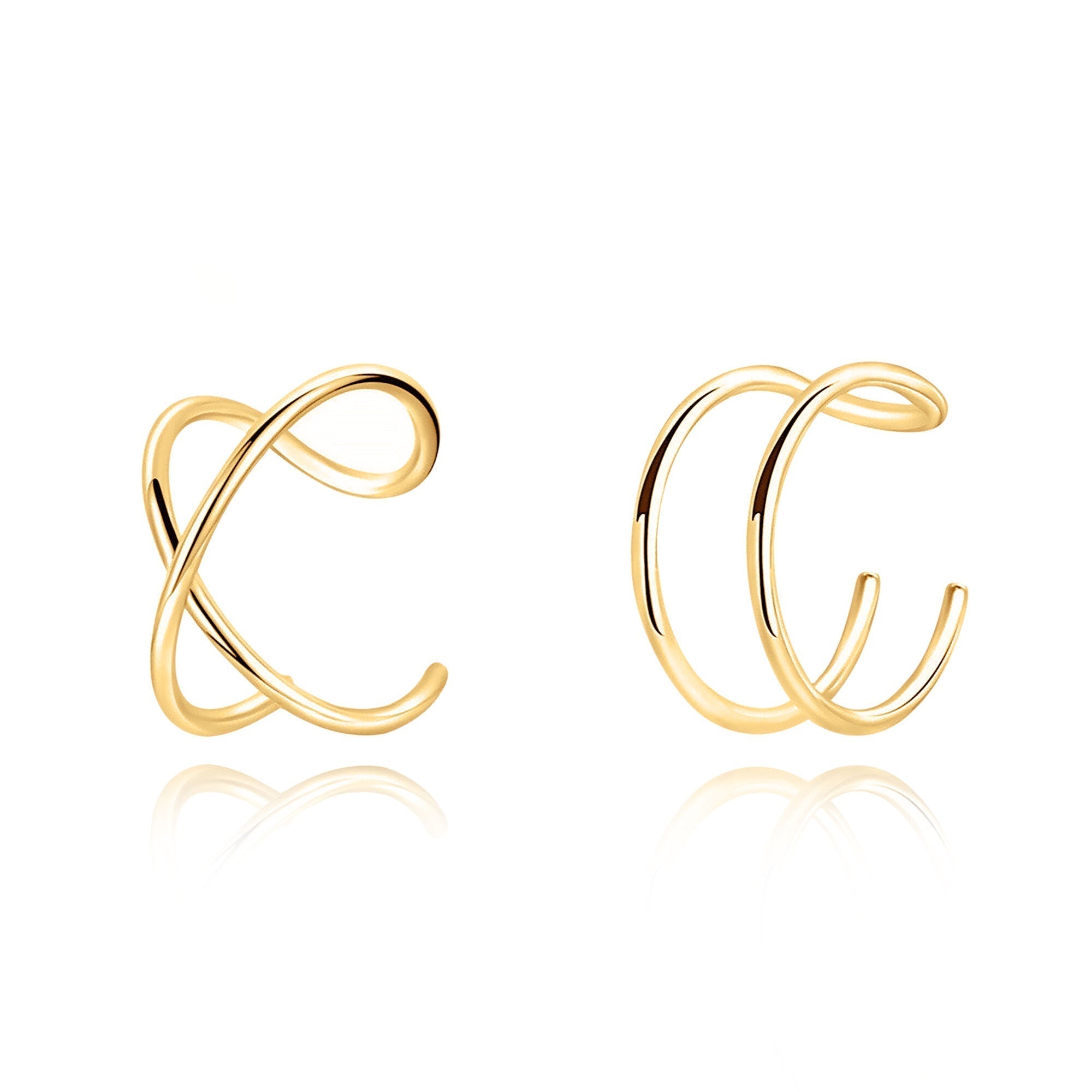 Nova - U-Shaped Ear Climber Clips