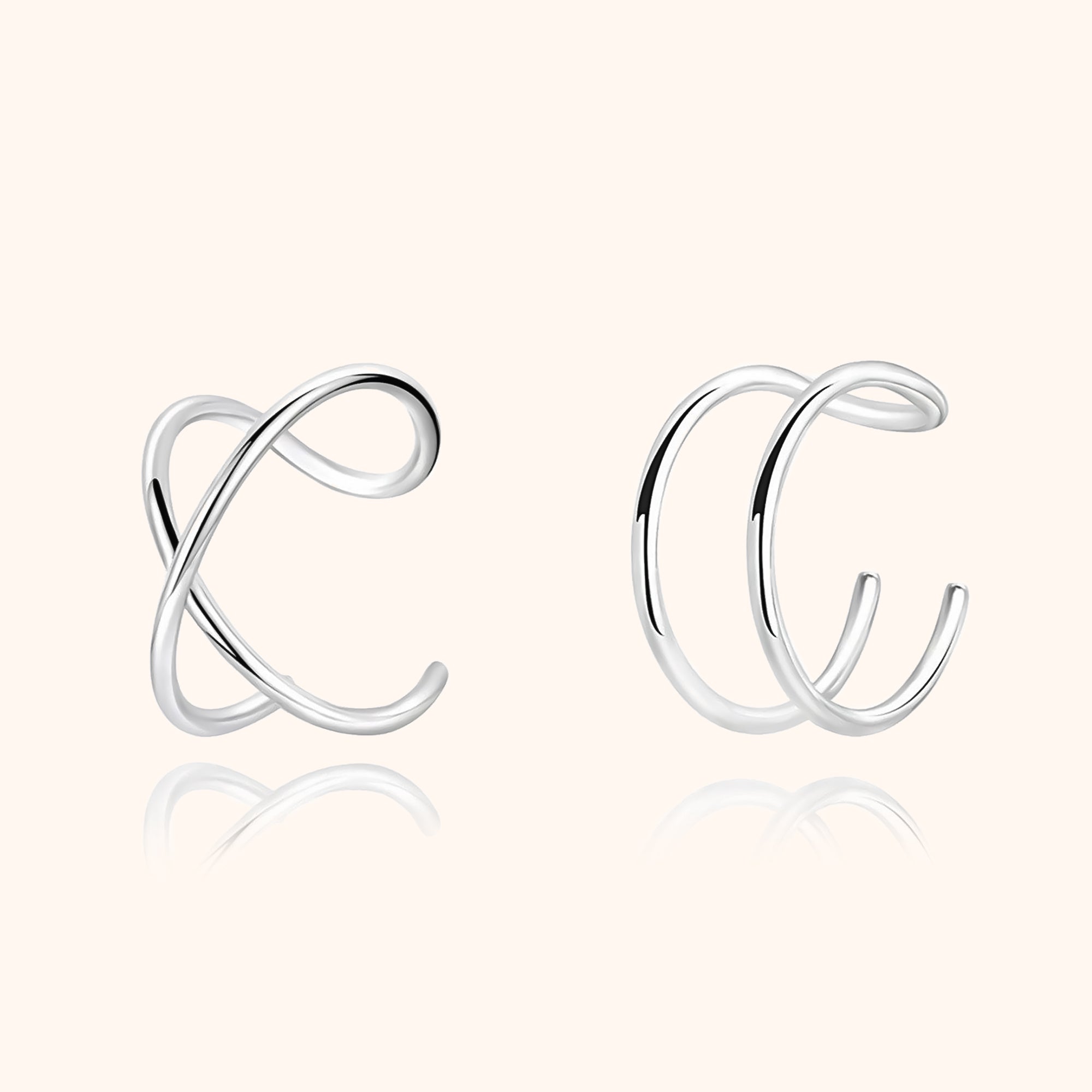 Nova - U-Shaped Ear Climber Clips
