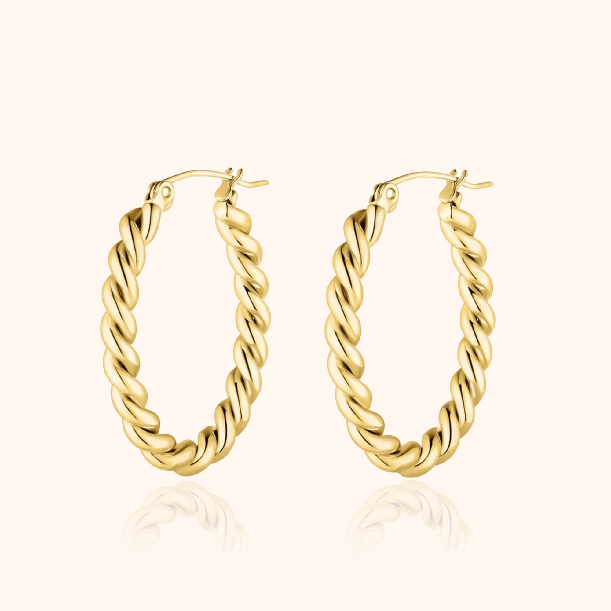 Fleur - Braided Hoop Earrings for Women