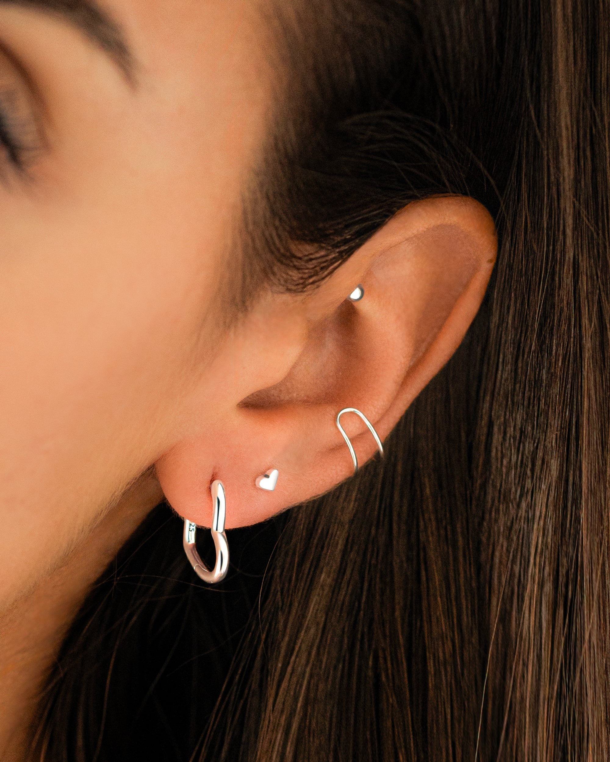 Nova - U-Shaped Ear Climber Clips