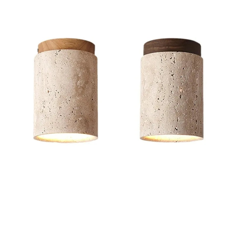 ÉclatPierre | LED Recessed Lamp with Travertine Finish | Soft Lighting for Cozy Interiors 2
