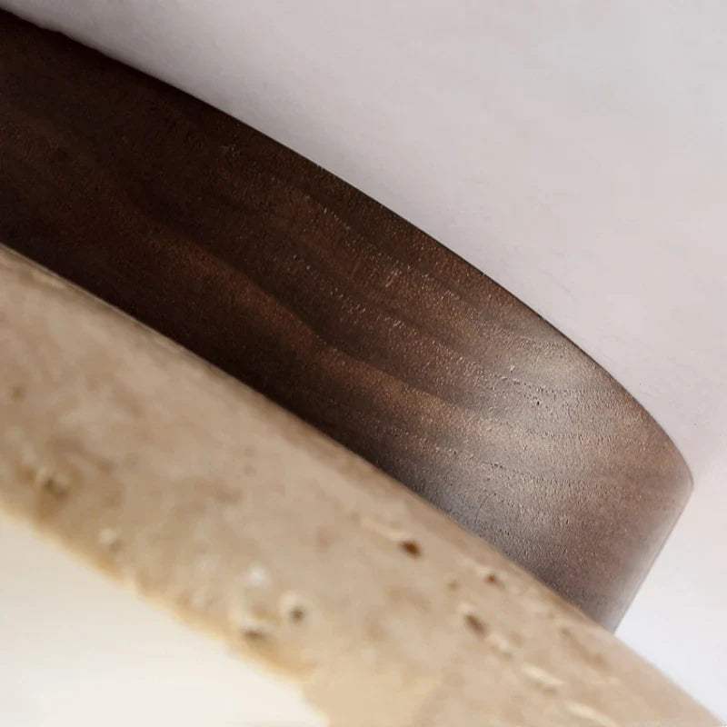 ÉclatPierre | LED Recessed Lamp with Travertine Finish | Soft Lighting for Cozy Interiors 4