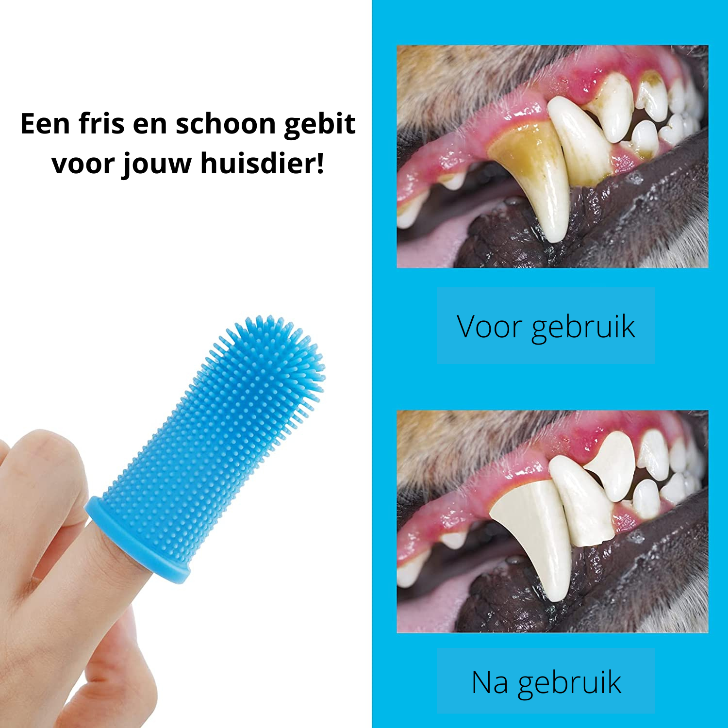 PawClean Pro - Gentle Dog Dental Finger Brush