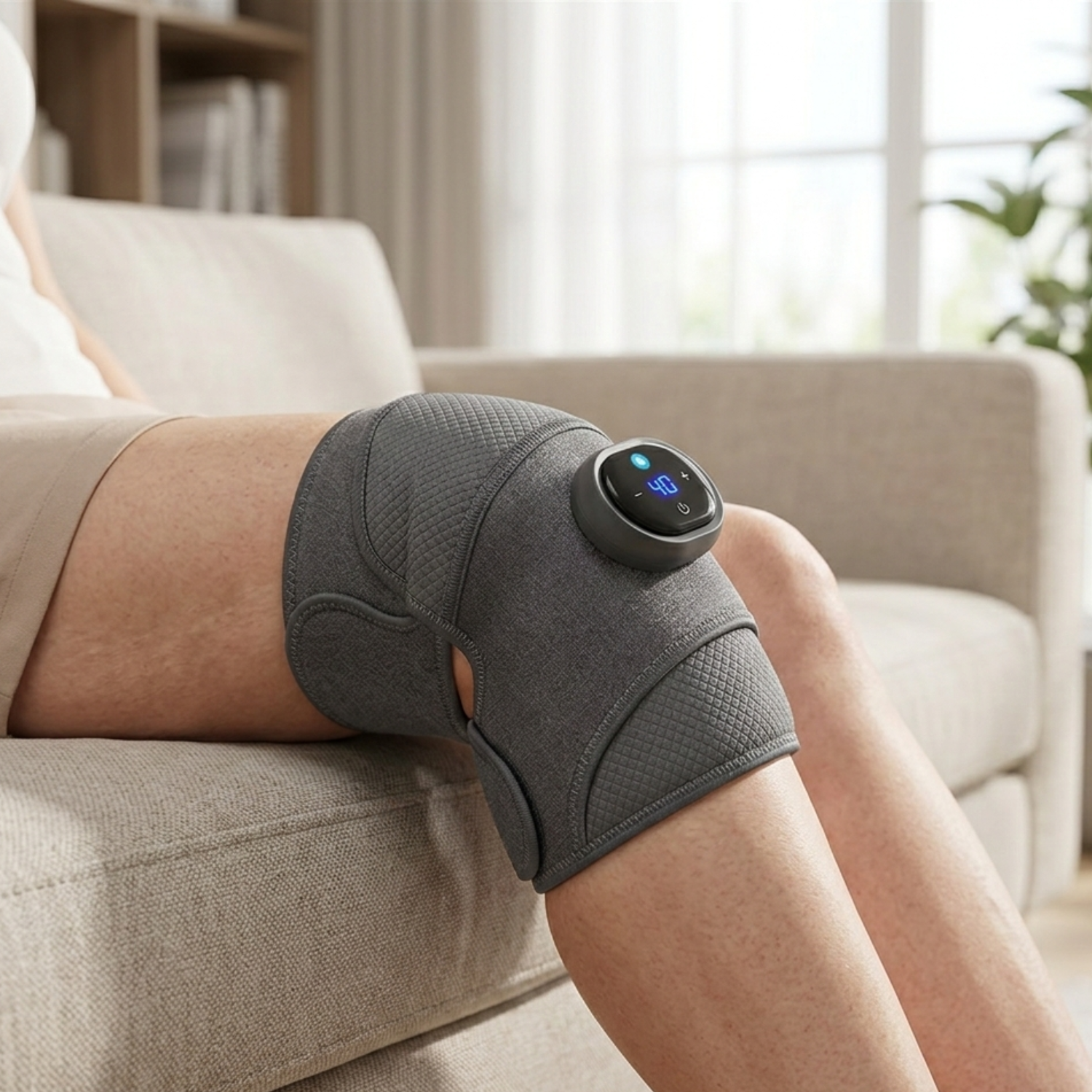 Electric Knee Massager - Soothing Heat and Vibration for Ultimate Relaxation 1