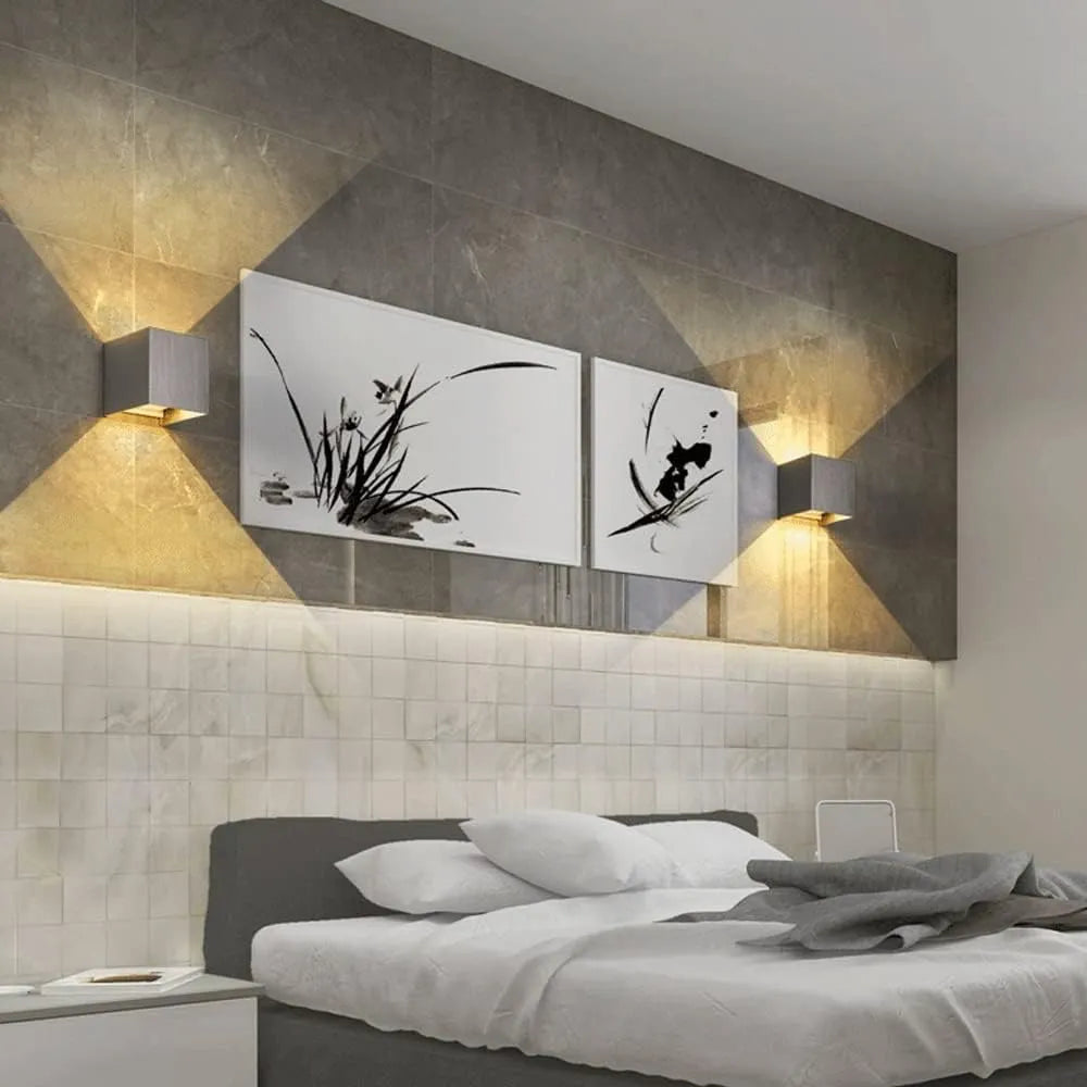 ElegantBeam - Minimalist Aluminum Wall Light with Warm and Cool Lighting