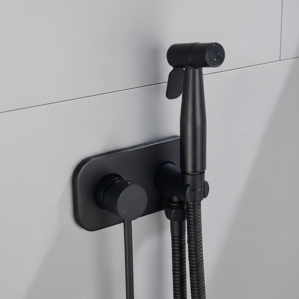 Elegant Collection | Bidet Sprayer for Toilet with Hot & Cold Water Function | Premium Stainless Steel for Enhanced Hygiene 1