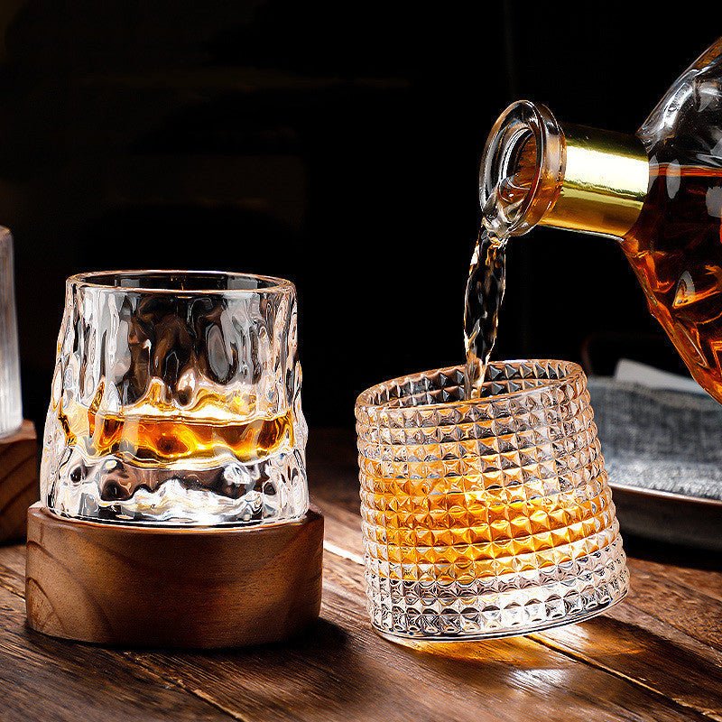 Elegant Crystal Whiskey Glass | Rotating Design for Optimal Aeration | Perfect Gift for Connoisseurs 2
