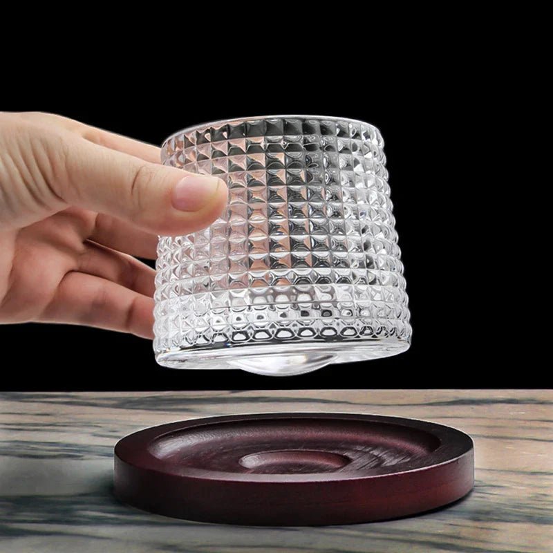 Elegant Crystal Whiskey Glass | Rotating Design for Optimal Aeration | Perfect Gift for Connoisseurs 4