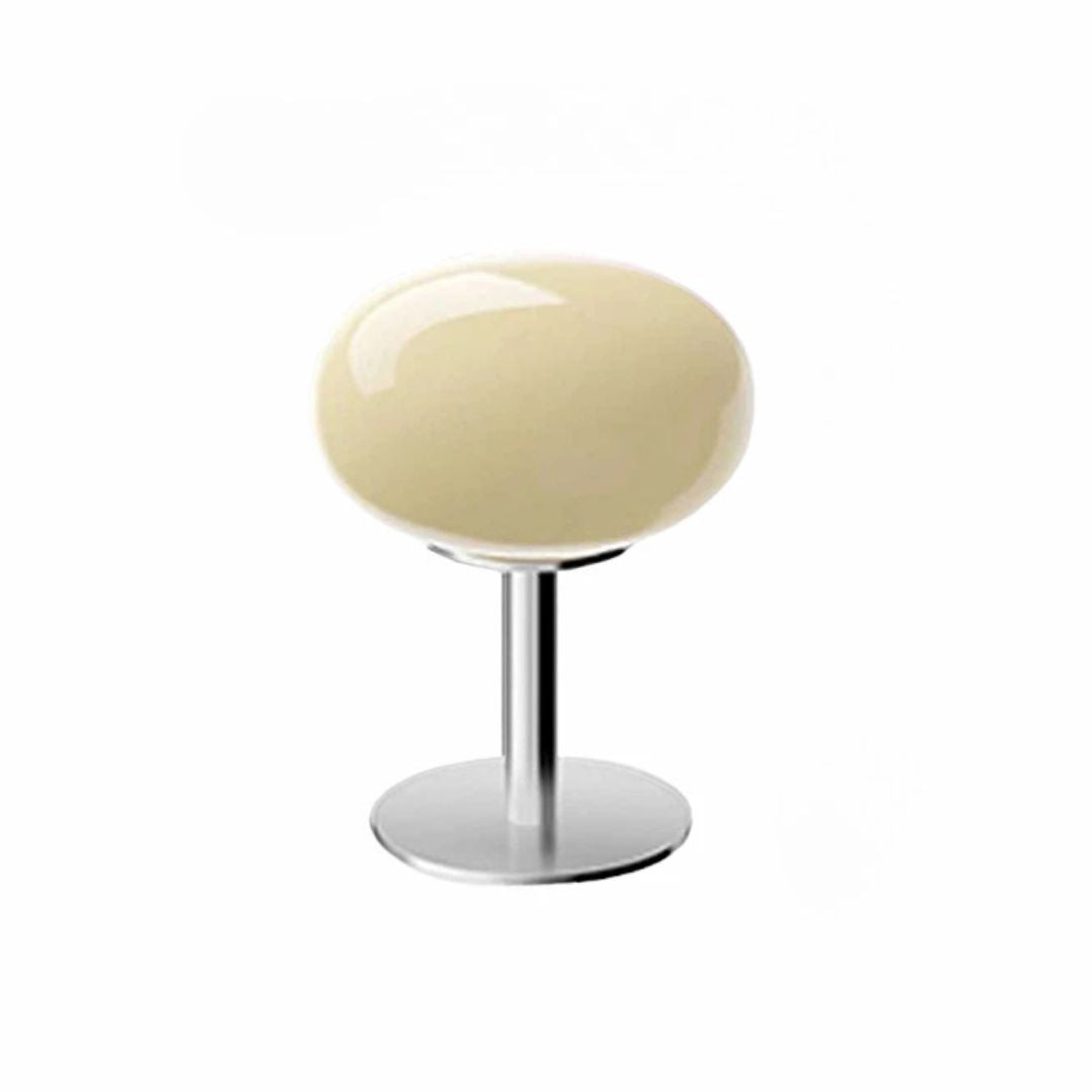 Elegant Glass Table Lamp | LED Ambient Lighting with Stained Design | Stylish Nightstand Lamp for Cozy Spaces 12
