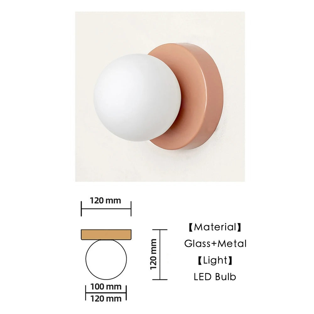 Elegant Glass Wall Light | Minimalist Design with Soft Diffused Lighting | Perfect for Any Room 7