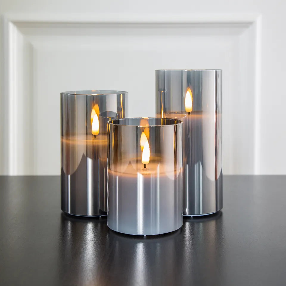 Elegant LED Candle Set | Flickering Flame Candles with Remote Control | Safe Ambiance for Home Decor 1