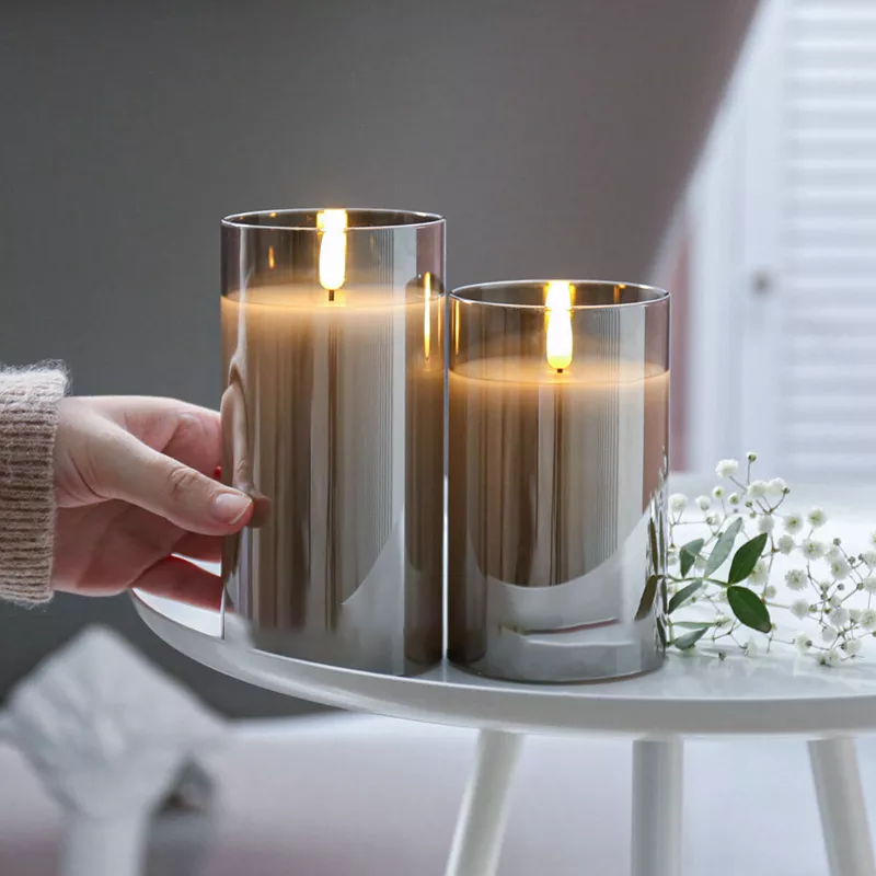 Elegant LED Candle Set | Flickering Flame Candles with Remote Control | Safe Ambiance for Home Decor 2