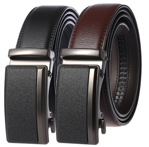 Elegant Leather Belt | Automatic Buckle for Effortless Comfort | Stylish Accessory for Men 1