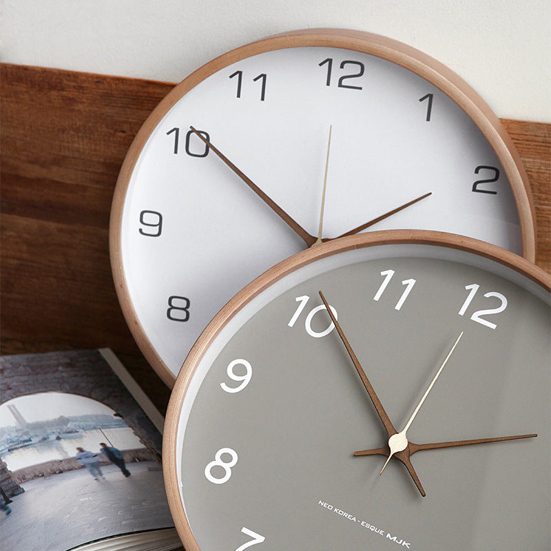 Elegant Wall Clock | Solid Wood Design with Silent Movement | Timeless Decor for Any Room 5