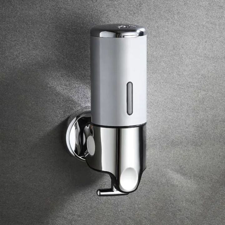 Elegant Wall Mounted Soap Dispenser with Sleek Stainless Steel Design | Space-Saving Solution for Modern Bathrooms 2