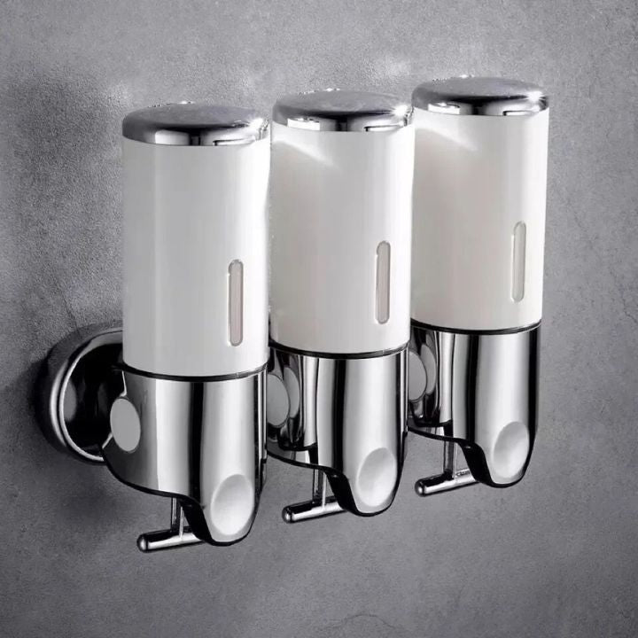 Elegant | Wall Mounted Soap Dispenser with Stainless Steel Design | Space-Saving Solution for Modern Bathrooms 13