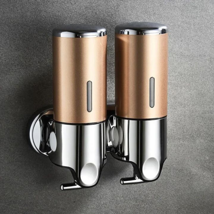 Elegant | Wall Mounted Soap Dispenser with Stainless Steel Design | Space-Saving Solution for Modern Bathrooms 14