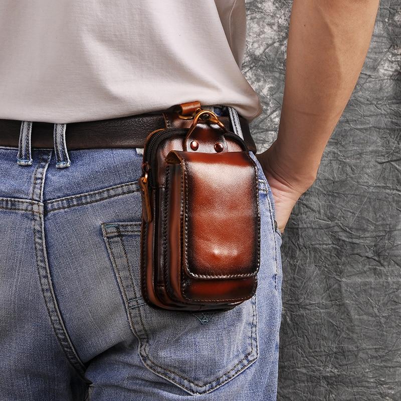 EliteGuard | Leather Belt Bag with Multiple Compartments | Stylish and Functional for Daily Use 7