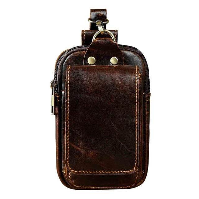 EliteGuard | Leather Belt Bag with Multiple Compartments | Stylish and Functional for Daily Use 8