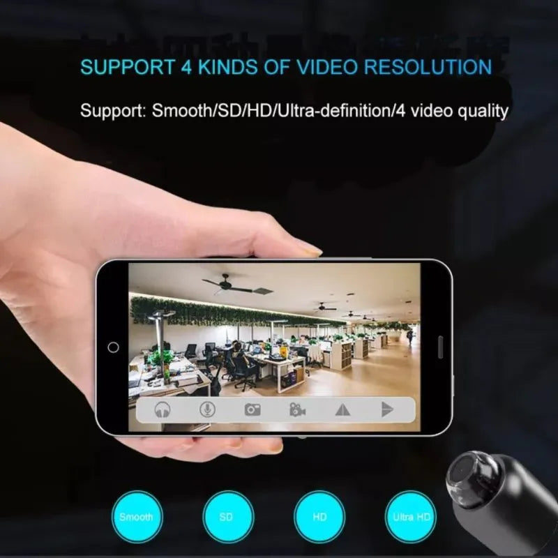 Elmora Mini | Wireless Security Camera with 1080P HD & Night Vision | Discreet Design for Home Security 2