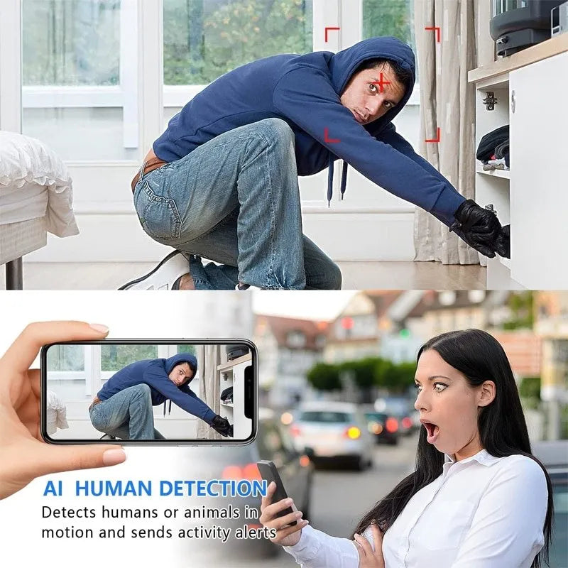 Elmora Mini | Wireless Security Camera with 1080P HD & Night Vision | Discreet Design for Home Security 3