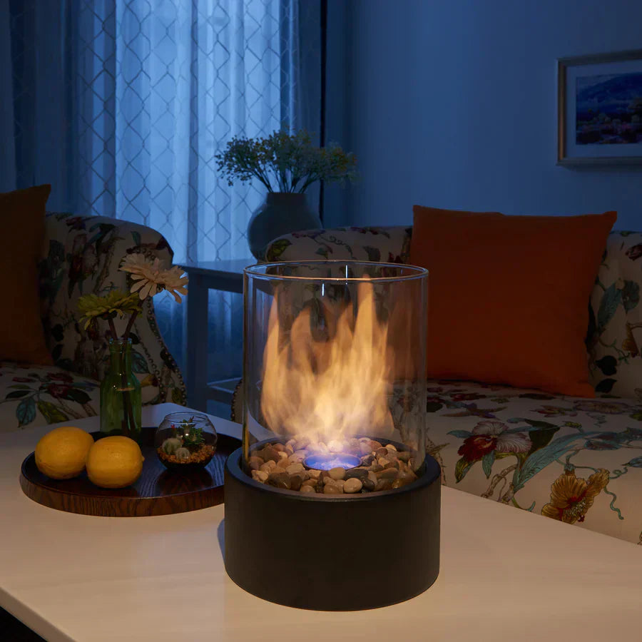 ElysiumFlame | Modern Elegant Portable Outdoor Fireplace for Cozy Ambiance 1
