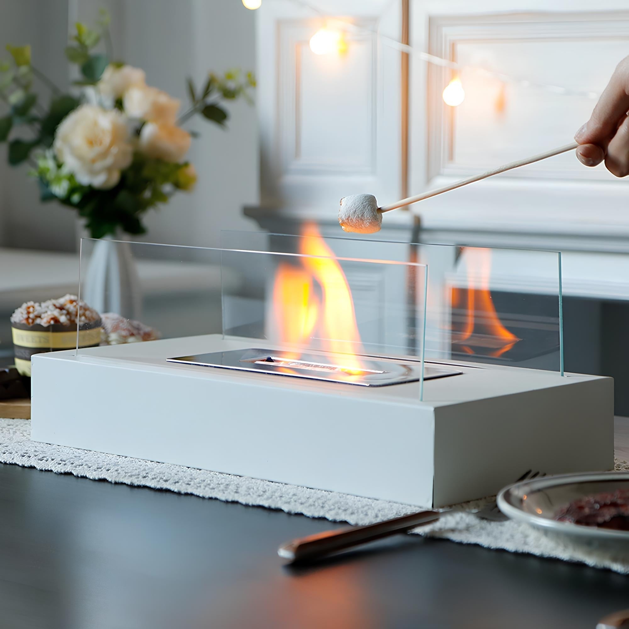 EmberSphere | Modern Elegant Bioethanol Fire Table for Indoor Outdoor Use 5
