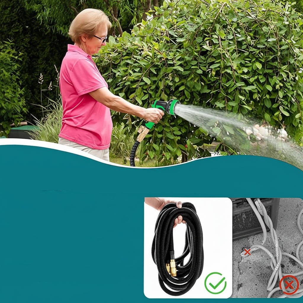 Expandable Garden Hose | 30M Durable TPE Design for Effortless Watering | Lightweight and Portable for Easy Use 2