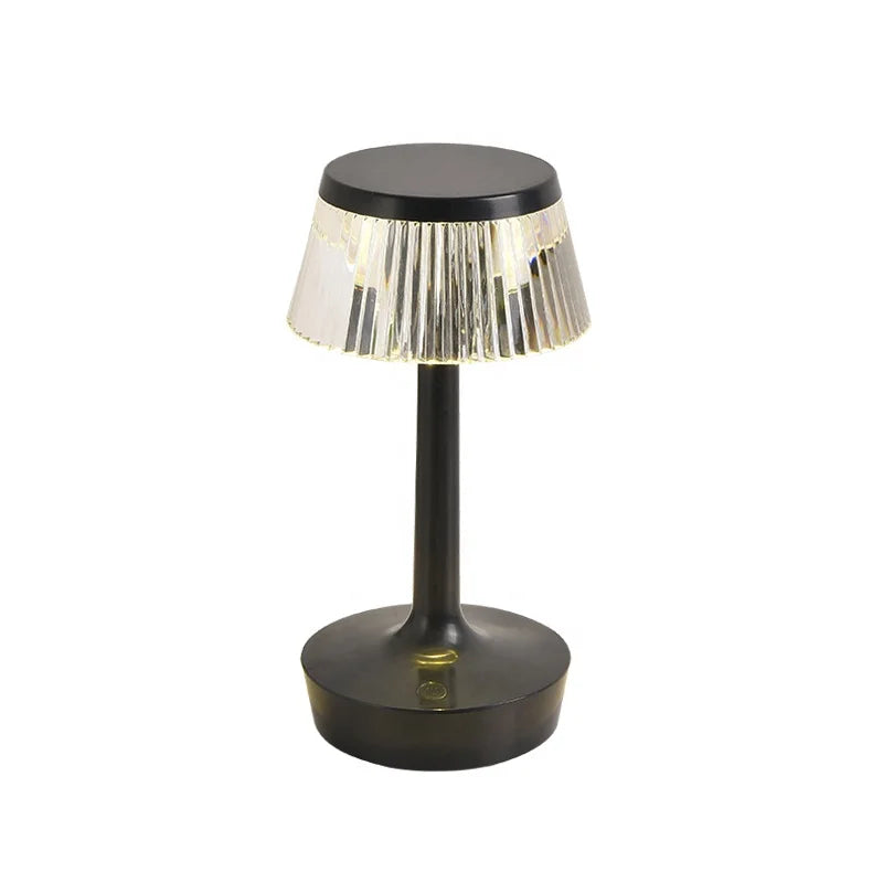 Crystal Cordless Table Lamp - Rechargeable Touch