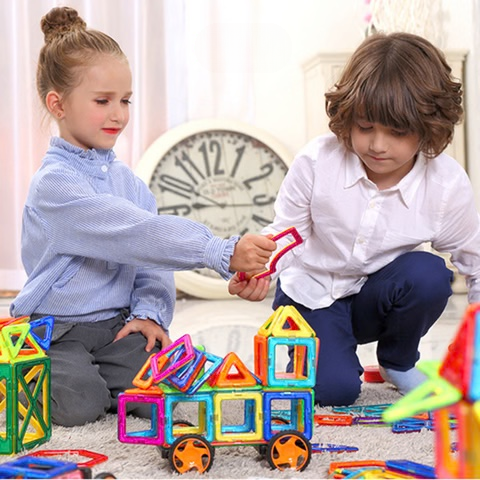 Magnetic Building Blocks Set - Creative Kids Toy