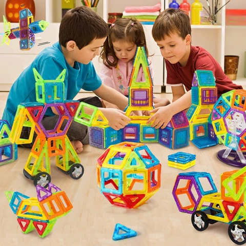Magnetic Building Blocks Set - Creative Kids Toy