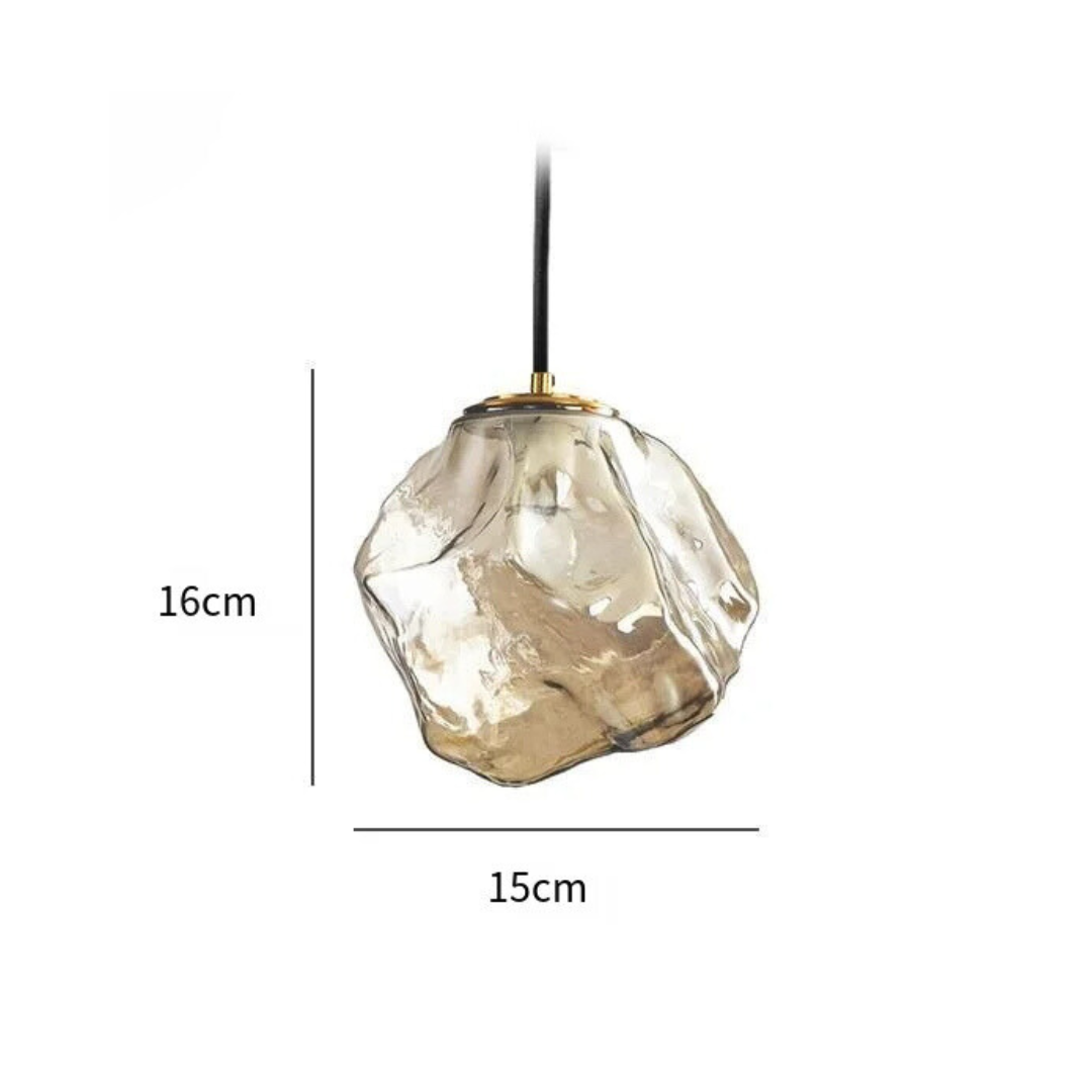 GlacierGlow | Modern Glass Pendant Light with Icicle Design | Elegant Illumination for Contemporary Spaces 4