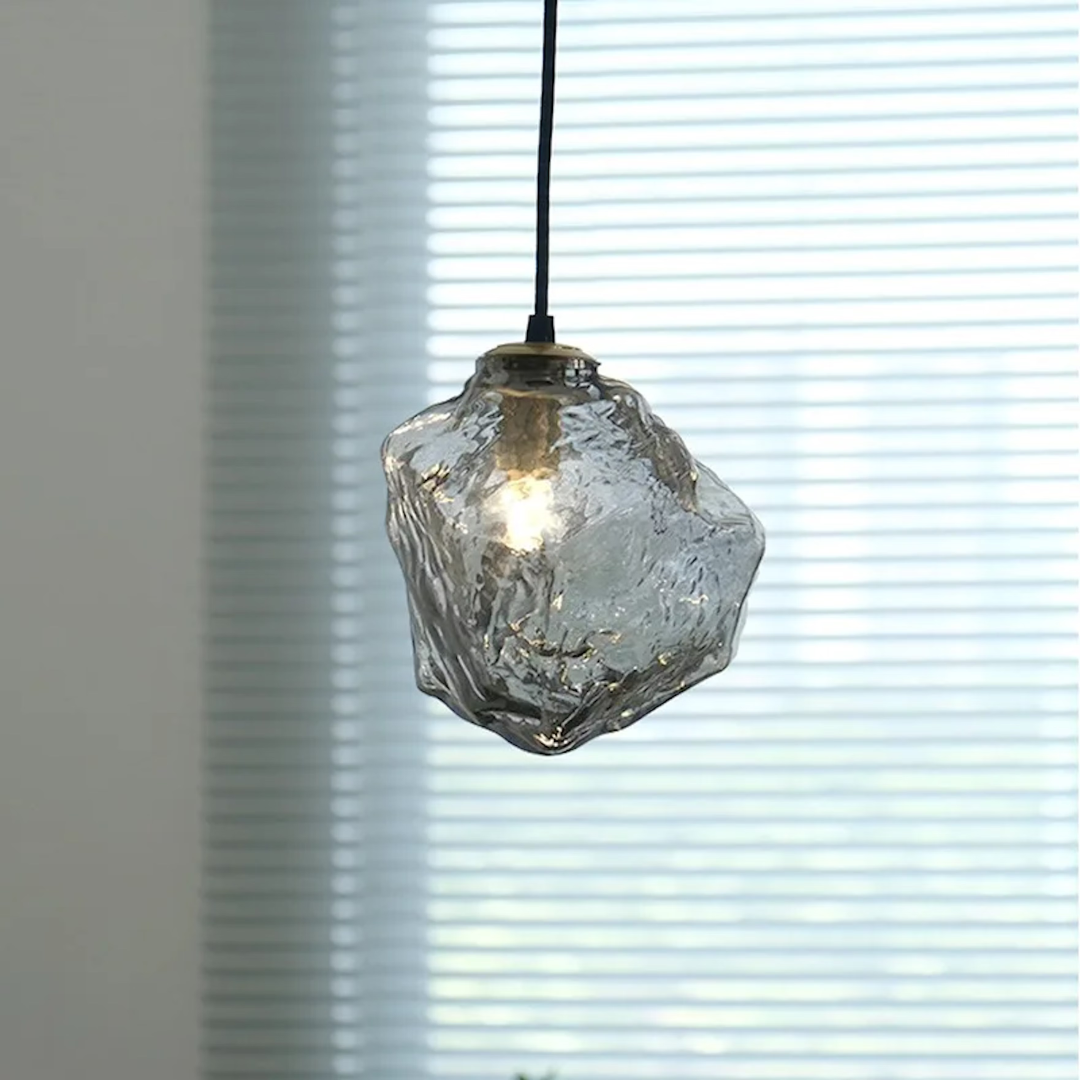 GlacierGlow | Modern Glass Pendant Light with Icicle Design | Elegant Illumination for Contemporary Spaces 6