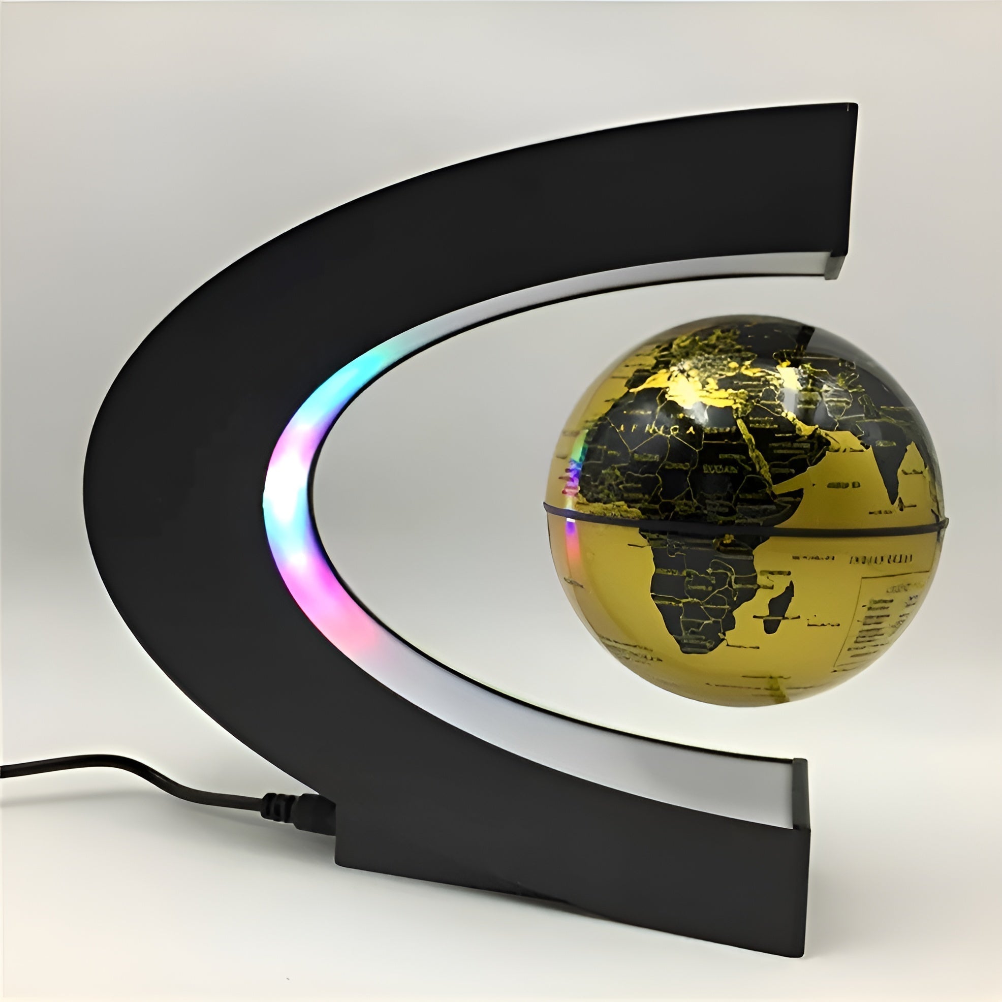 Floating LED Globe - Magnetic World Map Lamp